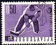 Yugoslavia - 1966 - Deportes - 0,50 Din - Multicolor - Yugoslavia, Sport, Hockey - Scott 799 - Hockey Ice Ljubljana - 0